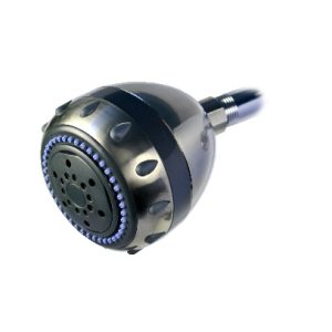 H<sub style="top: 0.005rem;">2</sub>O International® Filtered Shower head - 5 Spray Settings - Satin 