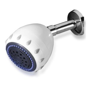 H<sub style="top: 0.005rem;">2</sub>O International® Filtered Shower head - 5 Spray Settings - White