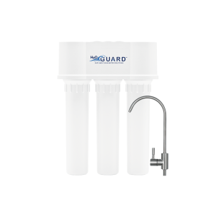 H2OGuard® Three Stage Undersink Water Filter - Pretreatment Plus 4 Cartridge Options and a Polishing Post-Filter